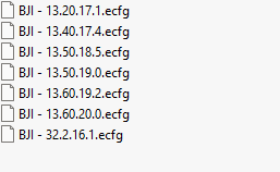 BJI ecfg files
